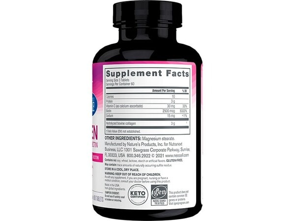 Neocell Super Collagen +Vitamin C 180 Tablets