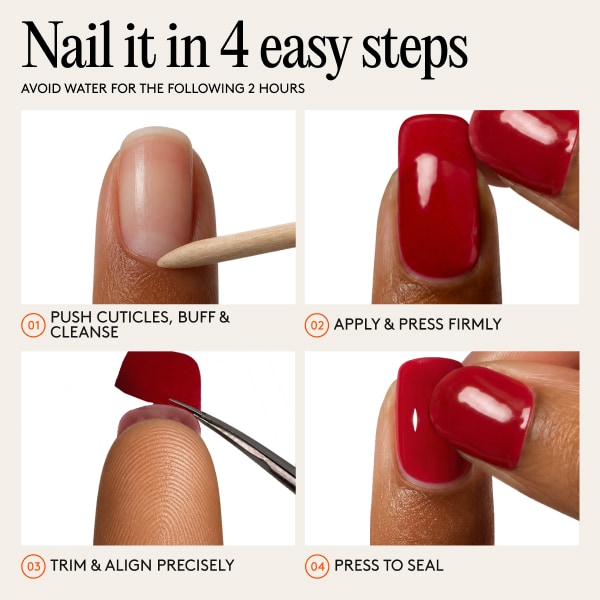 Mylee Gel Nail Wraps Snow Slopes