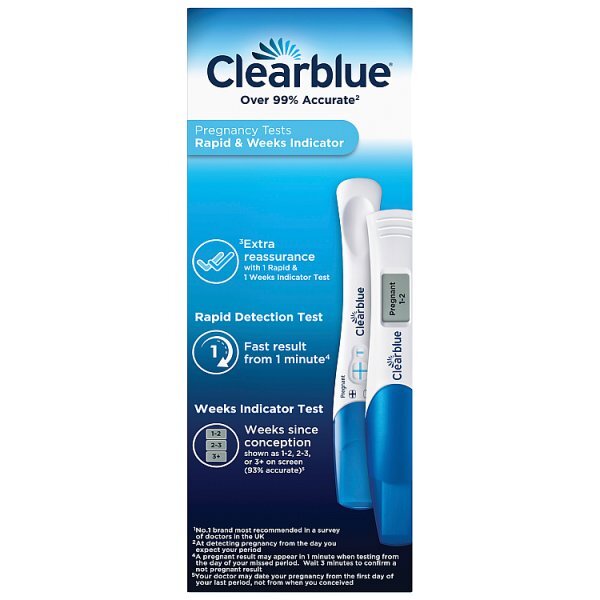 Clearblue Double Check & Date Combo Pregnancy Tests -2 Tests