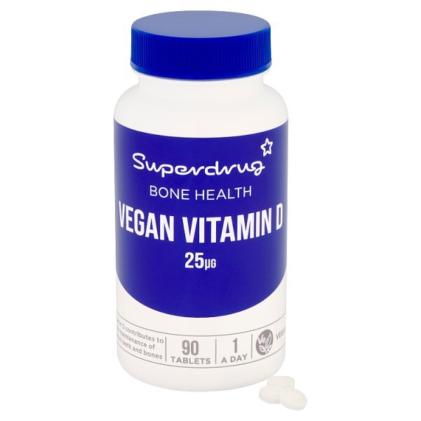 Superdrug Vegan Vitamin D 25ug 90s