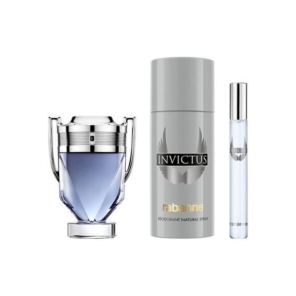 Set Invictus Edt 50 Ml + Deodorant 150 Ml + Edt 10 Ml