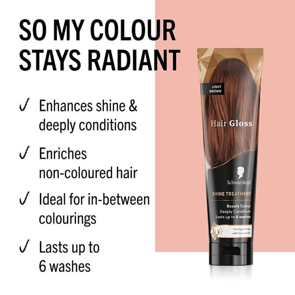 Schwarzkopf Hair Gloss Light Brown 150ml