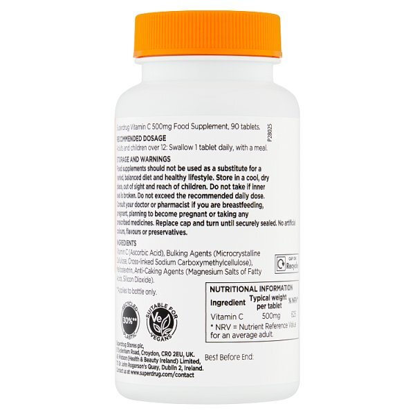 Superdrug Vitamin C 500mg 90s