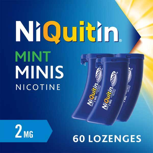 NIQUITIN MINI 2MG LOZENGES X60.