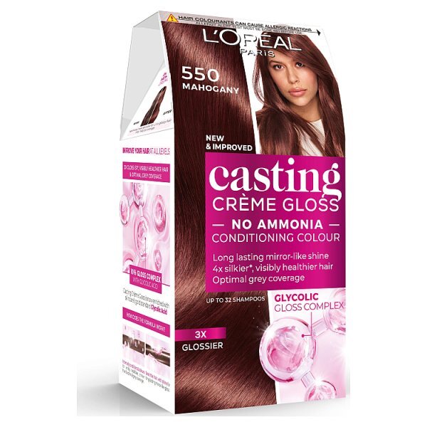 L'Oréal Casting Crème Gloss 550 Mahogany Hair Dye
