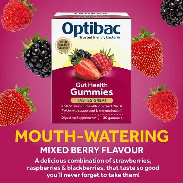 Optibac Probiotics Gut Health Gummies - 30 Gummies