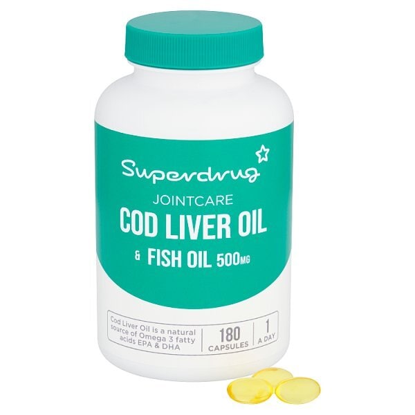 Superdrug Cod Liver Oil 500mg 180s