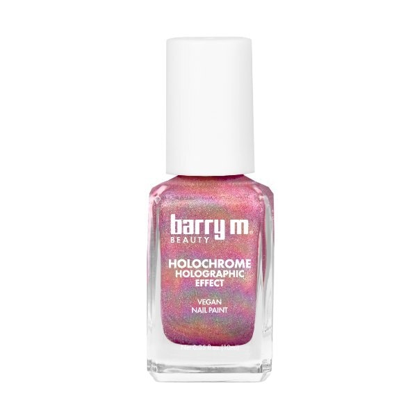 Barry M Holochrome Nail Paint Pixie Pink