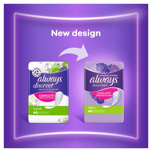 Always Discreet Incontinence Pads Small 20