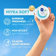 NIVEA Soft Moisturiser Cream for Face, Hands & Body, 300ml