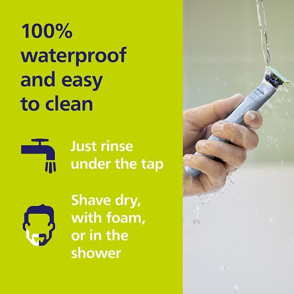 Philips OneBlade First Shave with Anti-friction blade, QP1324/20