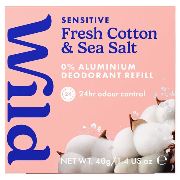 Wild Cotton & Sea Salt Sensitive Deodorant Refill 40g