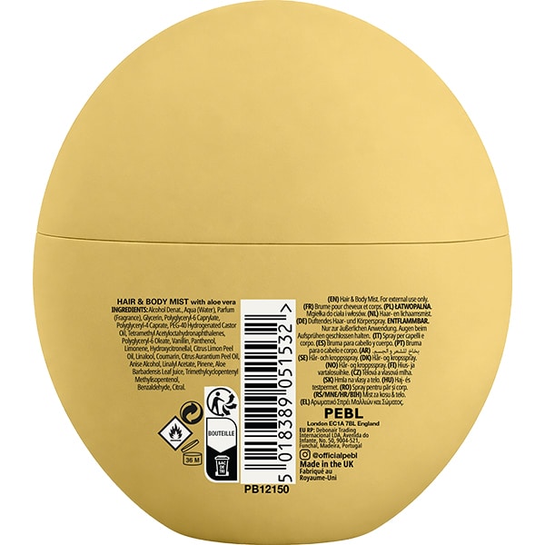 Pebl Whipped Cream & Marshmallow Hair & Body Mist 150Ml