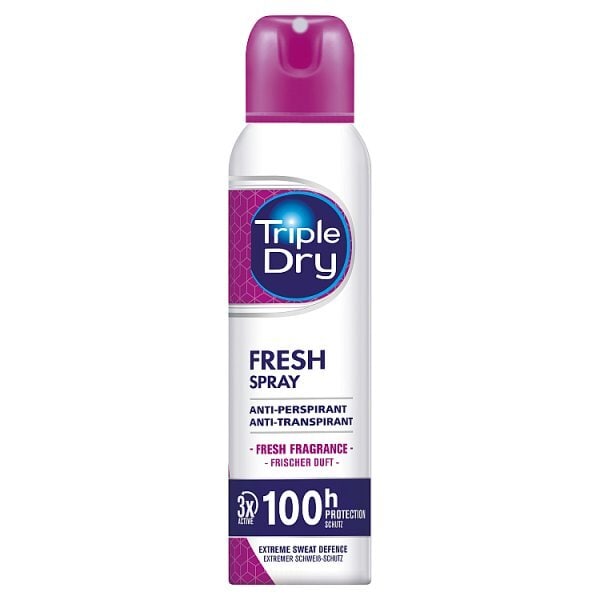 DNR Triple Dry Fresh Active Antiperspirant Spray 150ml