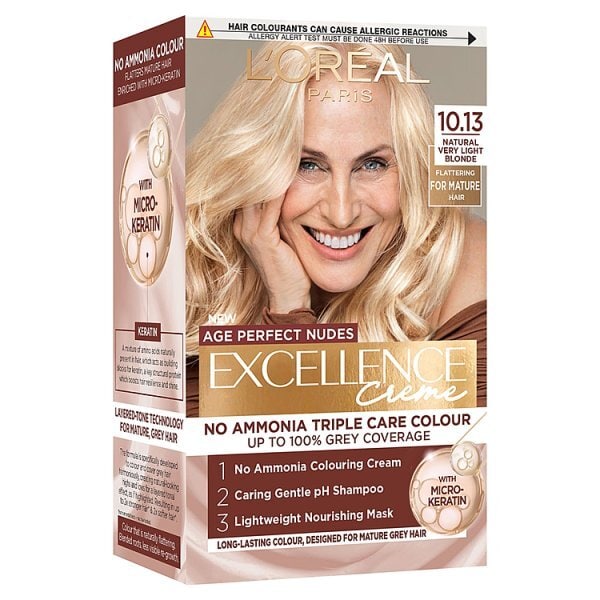 L'Oréal Paris Excellence Age Perfect Nudes 10.13 Very Light Blonde