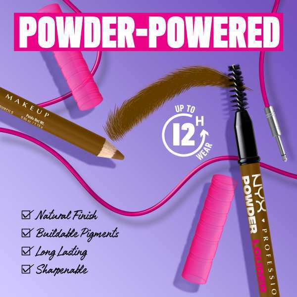 Nyx Professional Makeup Powder Louder Brow Pencil 01