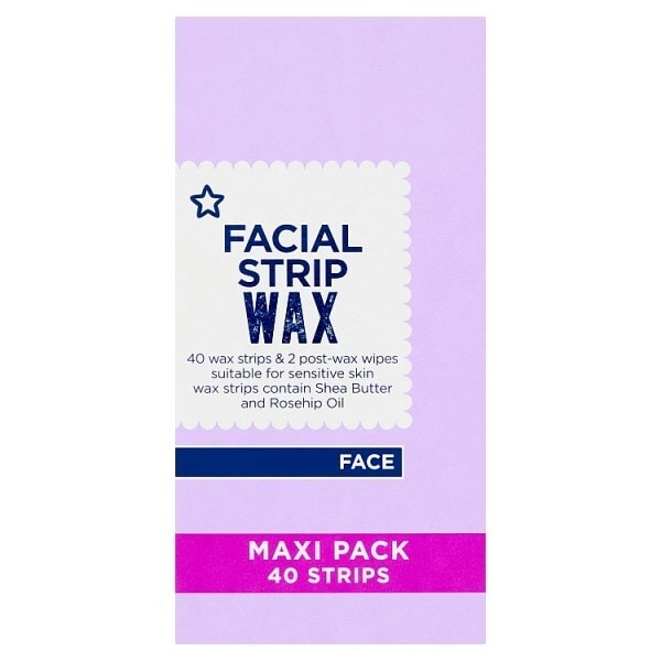 Superdrug Sensitive Facial Wax Strips x40