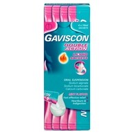 Gaviscon Heartburn Double Action Liquid Satchets Mint 4s