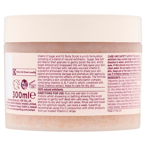 Vitamin E Sugar Oil Body Scrub 300ml
