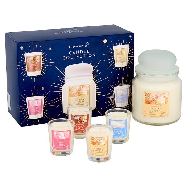 Superdrug Scented Candle Collection Christmas Gift Set