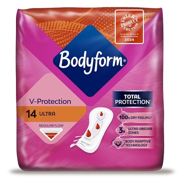 Bodyform Ultra Normal Sanitary Towels 14 pack