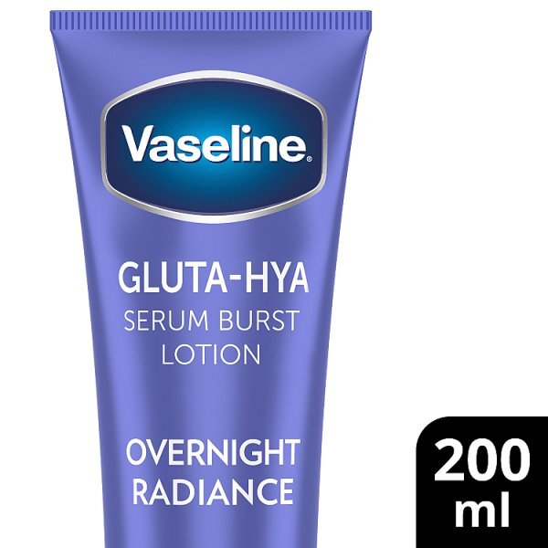 DNR Vaseline Gluta-Hya Overnight Radiance Serum Burst Lotion 200 ml