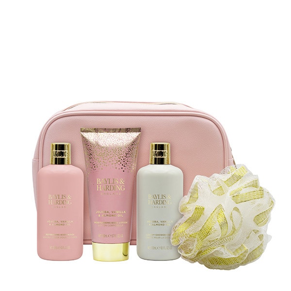 Baylis & Harding Jojoba Vanilla & Almond Oil, Luxury Bag Set