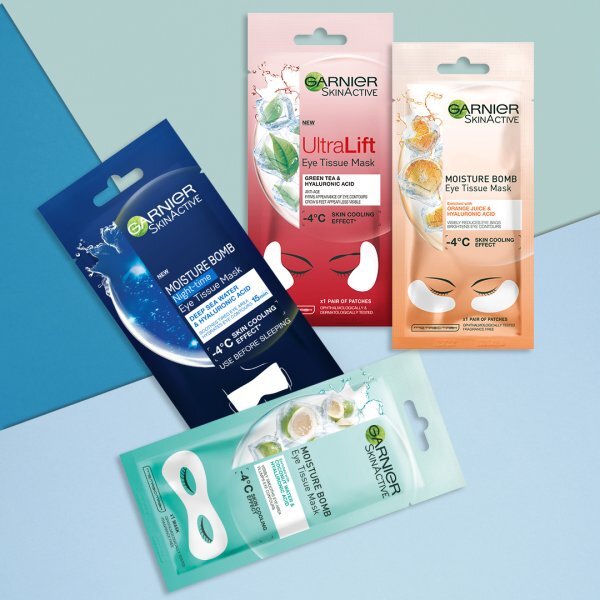 DNRAD Garnier Moisture Bomb Night-Time Eye Tissue Mask