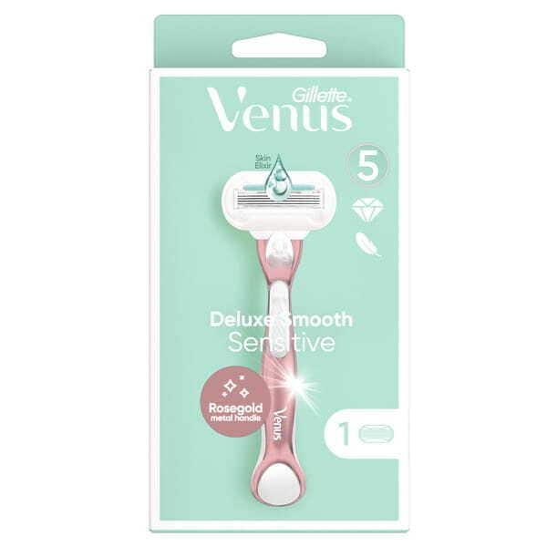 Venus Deluxe Smooth Sensitive Rosegold Razor - 1 Blade