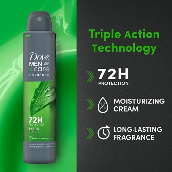 Dove Men+Care Advanced Extra Fresh Anti-Perspirant Aerosol 200 ml