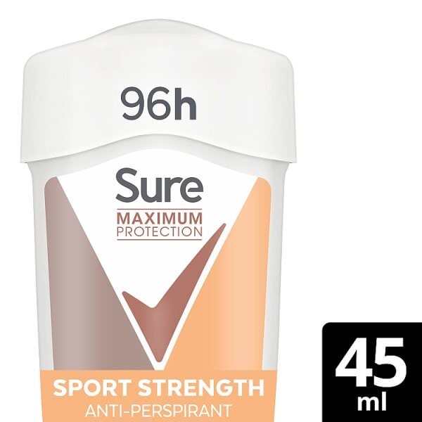 Sure Maximum Protection Sport Strength Anti-Perspirant Cream 45 ml