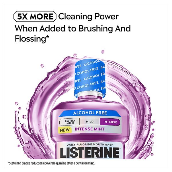 Listerine Total Care Intense Alcohol Free Mouthwash 500Ml