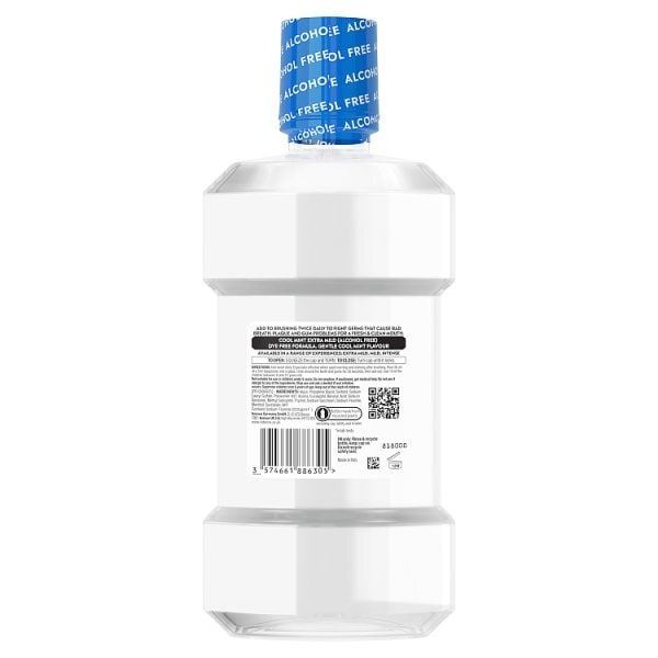 Listerine Cool Mint Extra Mild Alcohol Free Mouthwash 500Ml
