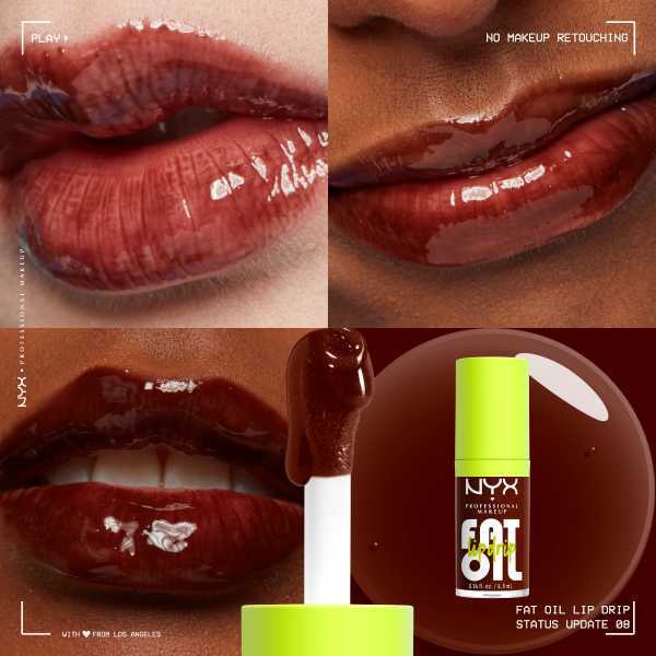 Nyx Professional Makeup Fat Oil Lip Drip Gloss Status Update