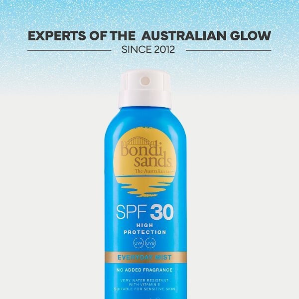 Bondi Sands Spf30 Aerosol Mist Spray Fragrance Free 160G