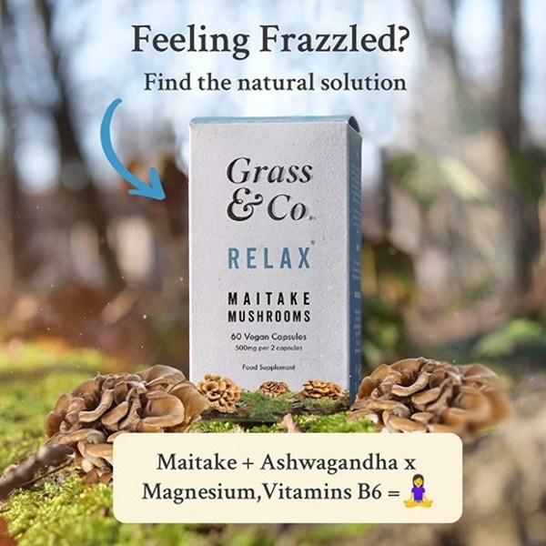 Grass & Co. Relax Maitake Mushrooms Capsules