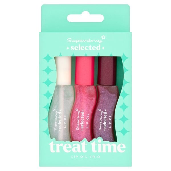 Selected By Superdrug Treat Time Lip Oil Trio Gift Set