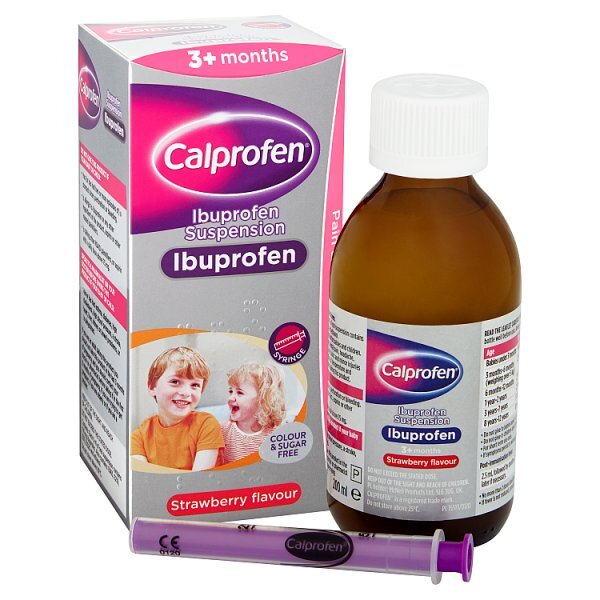 Calprofen Ibuprofen Suspension 3+ Months Sugar Free 200ml