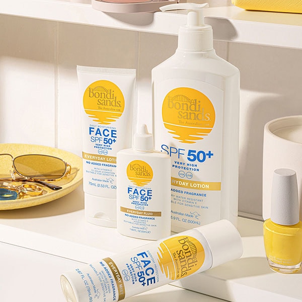 Bondi Sands Spf50+ Fragrance Free Sunscreen Value Pack 500Ml