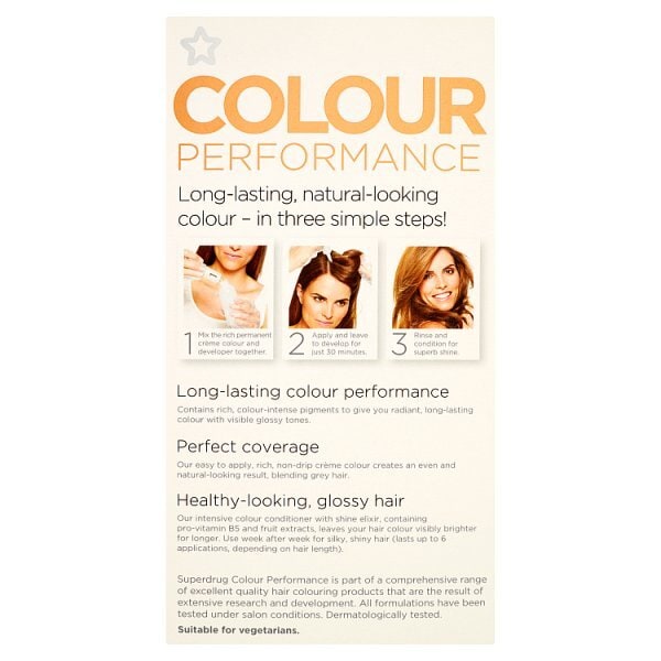 Superdrug Performance Permanent Dye Natural Golden Beige