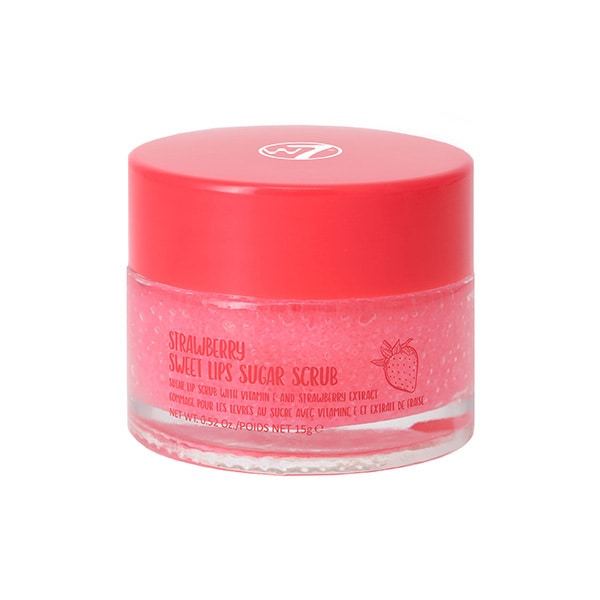 W7 Sweet Lips Sugar Scrub - Strawberry 15g