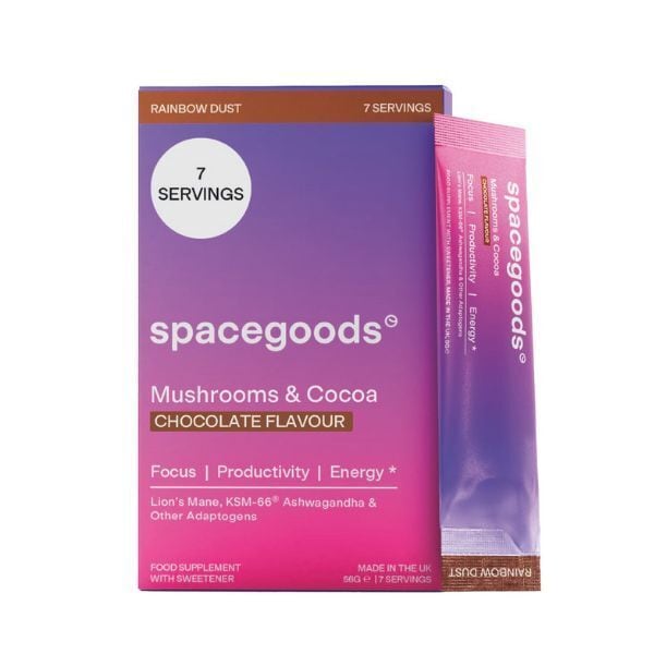 Spacegoods Rainbow Dust 7-Day Pack - Chocolate Food supplement 56g
