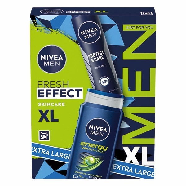 Nivea For Men Fresh Effect XL Duo Gift Set