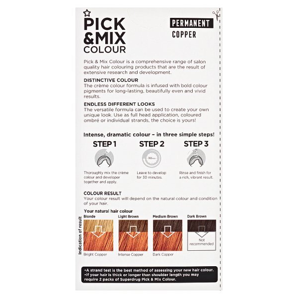 Pick & Mix Permanent Hair Dye Copper