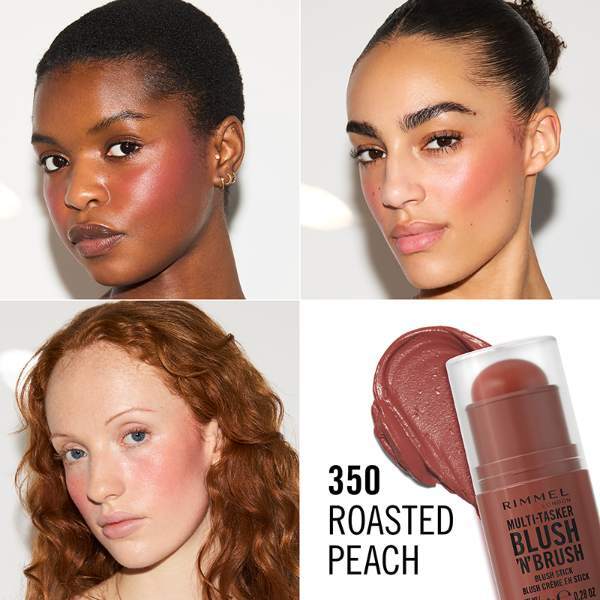 Rimmel Multi-Tasker Blush'N'Brush 350 Roasted Peach