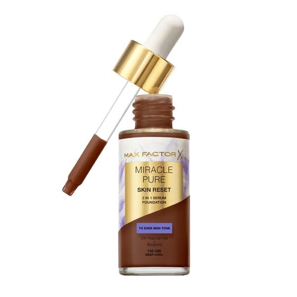 Max Factor Miracle Pure Skin Reset Serum Foundation Deep Cool 30ml
