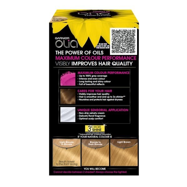 Garnier Olia Gold 9.30 Caramel Gold Permanent Hair Dye