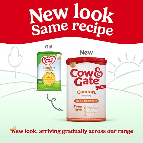 Cow & Gate Comfort Milk Powder From Birth 800g