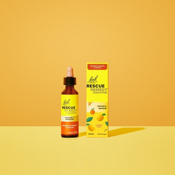 Rescue Remedy Orange & Mango Dropper 20Ml