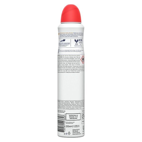 Dove Advanced Care Peach & White Blossom Anti-Perspirant Aerosol 200ml